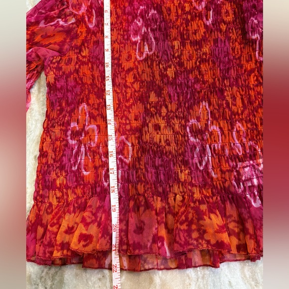 Women’s FREE PEOPLE Hello There floral long sleeve top- Size medium - Picture 8 of 8